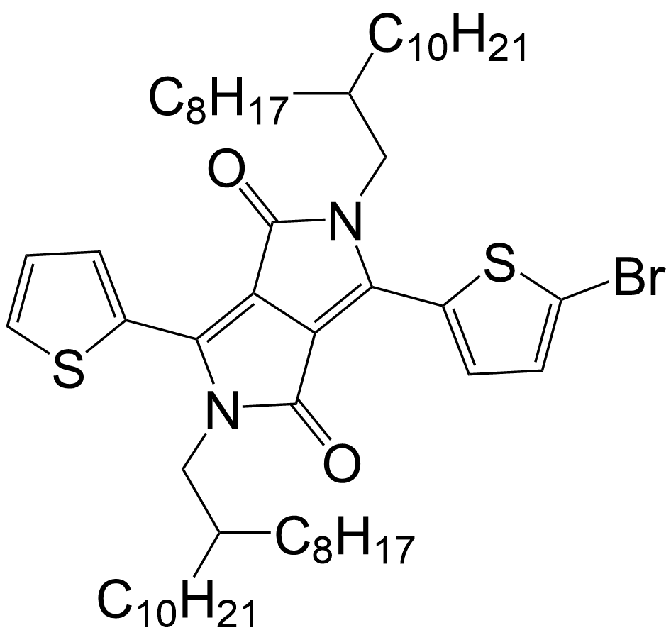 3,6-bis(5-bromothiophen-2-yl)-2,5-bis(2-octyldodecyl)pyrrolo[3,4-c]pyrrole-1,4(2H,5H)-dione/1260685-63-9